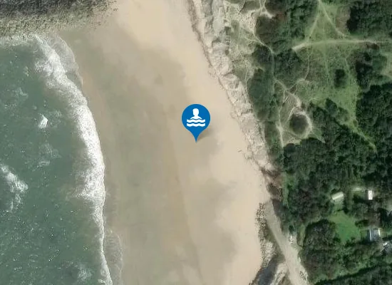 Satellite image of Praia das Pedrinhas