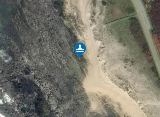 Satellite image of Praia de Carreço