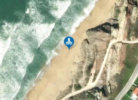Satellite image of Praia das Amoeiras