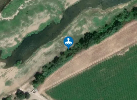 Satellite image of Praia Fluvial Porto das Mulheres