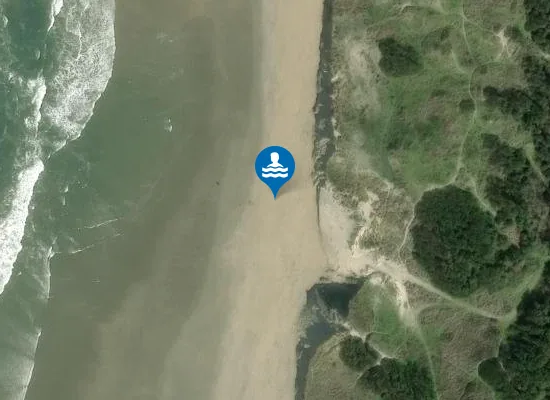 Satellite image of Praia Rodanho - zona de Naturista tolerado