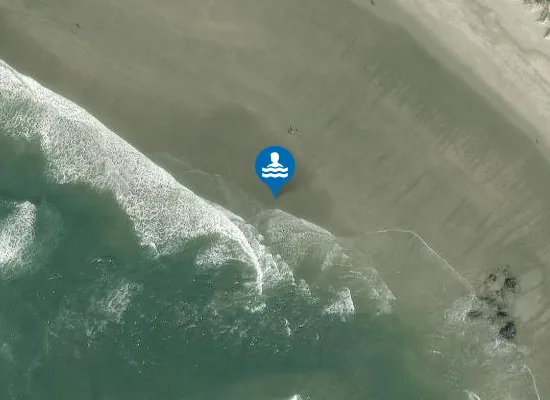 Satellite image of Praia do Cabedelo