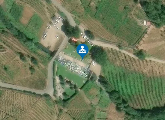 Satellite image of Praia Fluvial de Fornelos