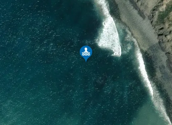 Satellite image of Praia da Pedra da Agulha