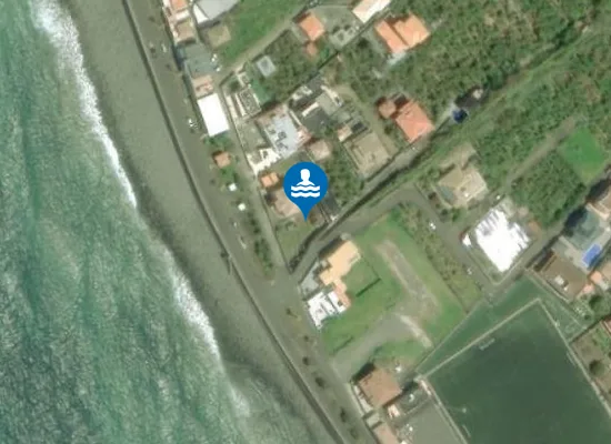 Satellite image of Praia da Ribeira das Galinhas