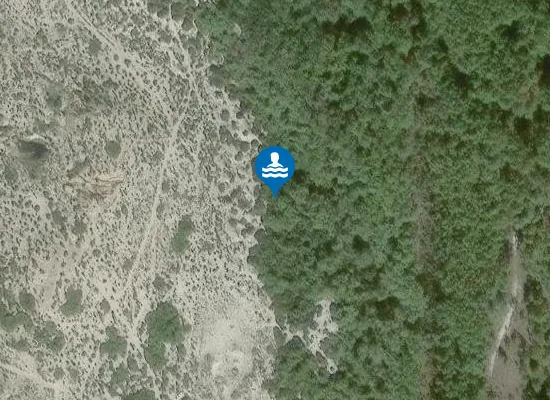Satellite image of Praia do Norte