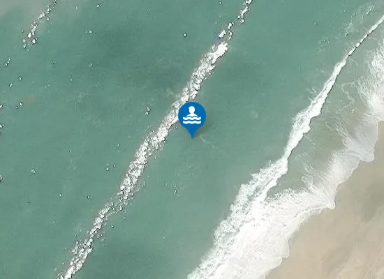 Satellite image of Praia do Salgado