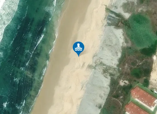 Satellite image of Praia da Pedra do Ouro