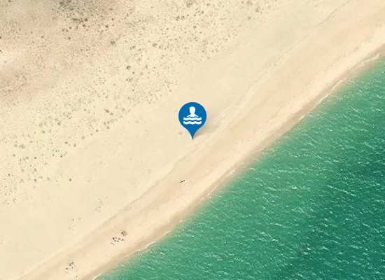 Satellite image of Praia do Homem Nú