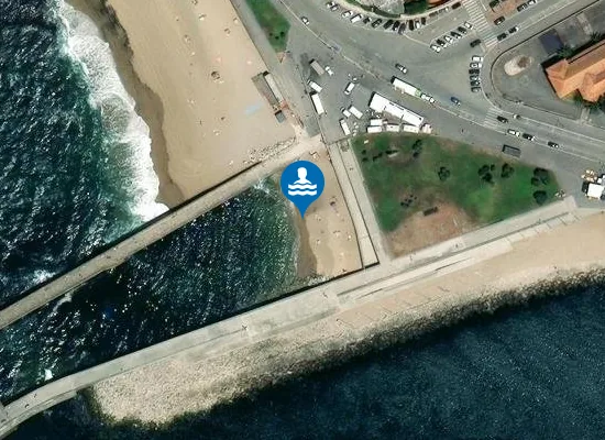 Satellite image of Praia das Pastoras