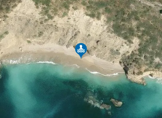 Satellite image of Praia da Cova da Mijona