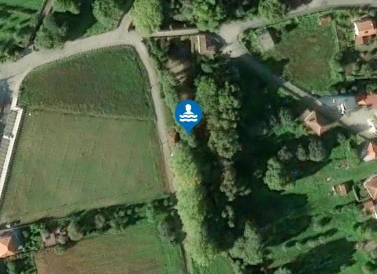 Satellite image of Praia Fluvial da Azenhas de Estorãos