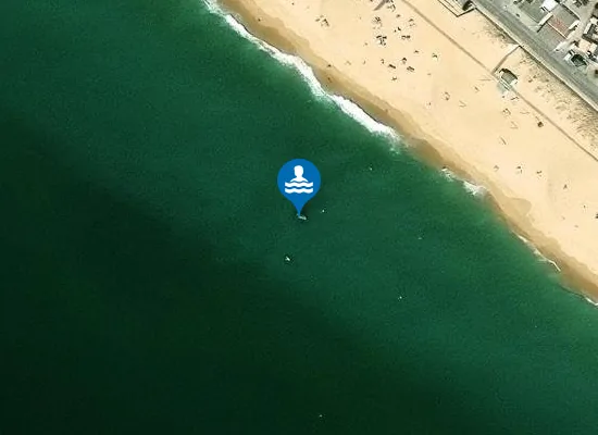 Satellite image of Praia da Ilha de Faro