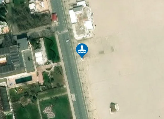 Satellite image of Habibi Beach Mamaia