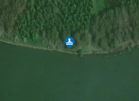 Satellite image of Plaja naturală Măgureni