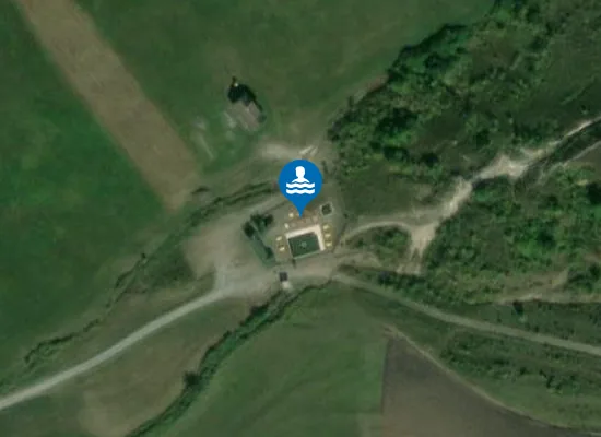 Satellite image of Unicum gyógyfürdő és sós-meszes forrás
