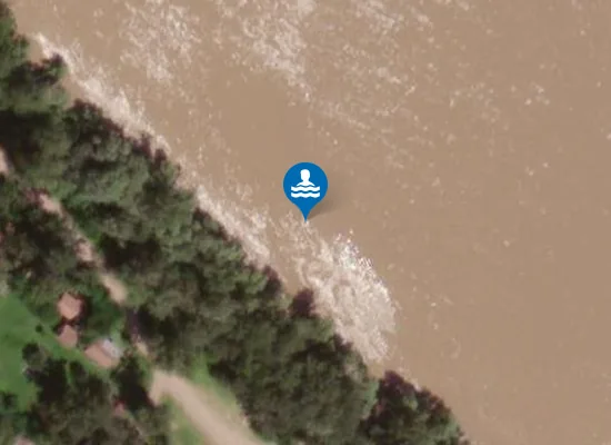 Satellite image of Periam Port