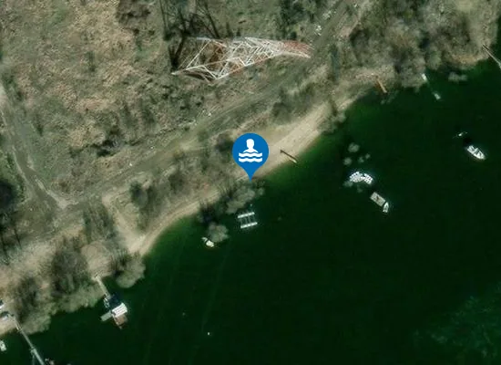 Satellite image of Plaja Veche Giurgiu