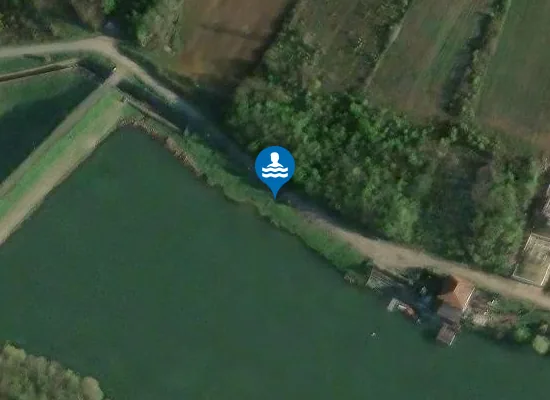 Satellite image of Plaza jezero