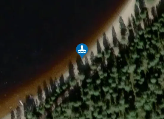 Satellite image of Bjännsjön