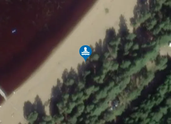 Satellite image of Långnäset