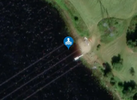 Satellite image of Djuptjärns bad