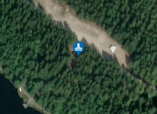 Satellite image of långtjärn fiske