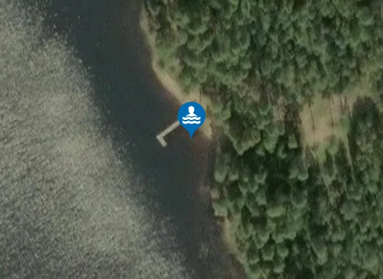 Satellite image of Badplats Tostaholmen