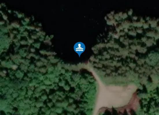 Satellite image of Sopptipsvikens badplats