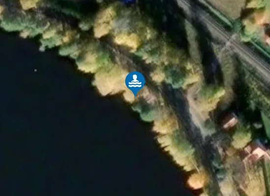 Satellite image of Strandbaden
