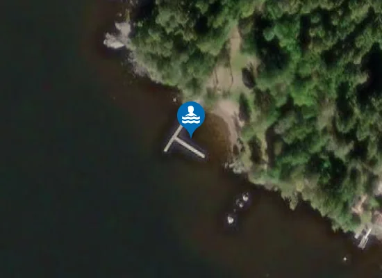 Satellite image of Karsnäsasjön Badplats