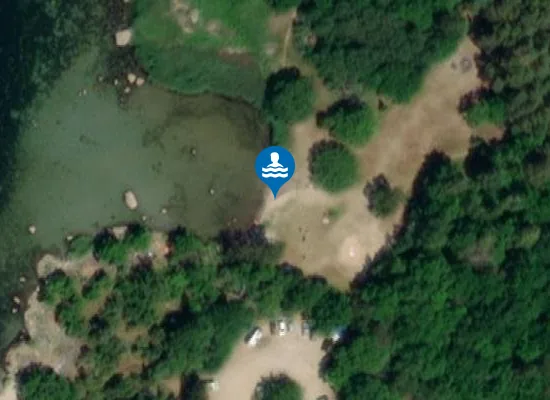 Satellite image of Badplats Gökalv