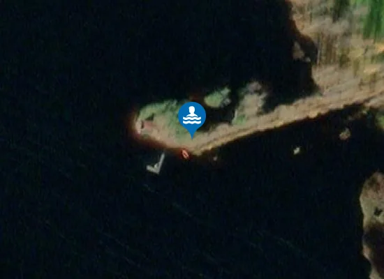 Satellite image of Badplats Skärsjön Gravendal