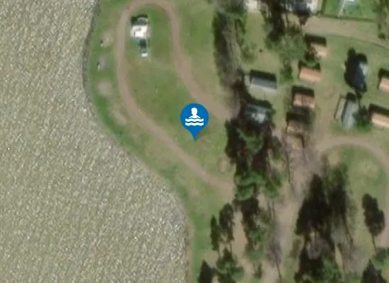 Satellite image of Vadstena Camping