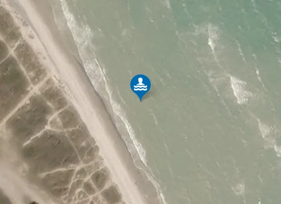 Satellite image of ULVSHALE CAMPING