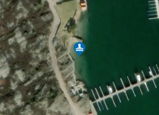 Satellite image of Badplats Klyftan