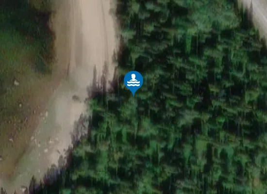 Satellite image of Sand Strand at lake Skalkka