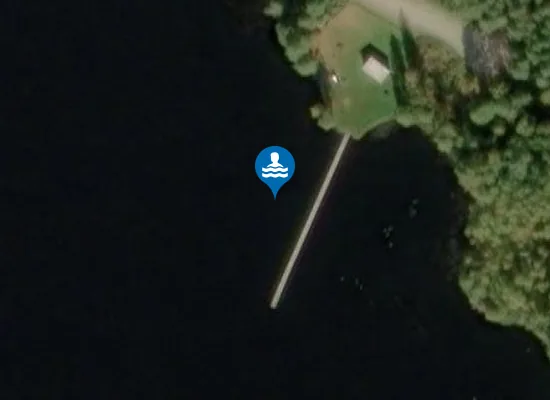 Satellite image of Valdshults badplats