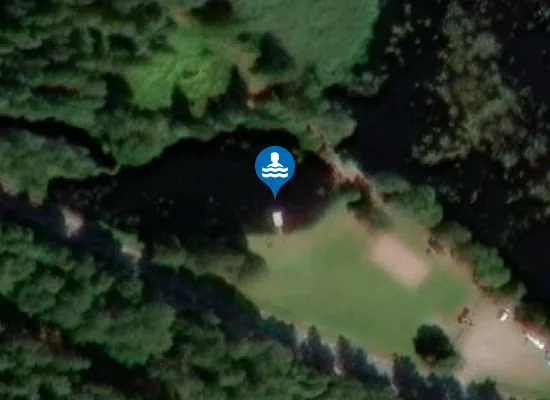 Satellite image of Ängahultbadet