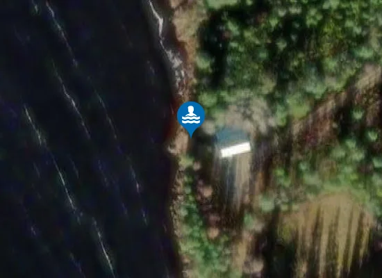 Satellite image of Båthuset