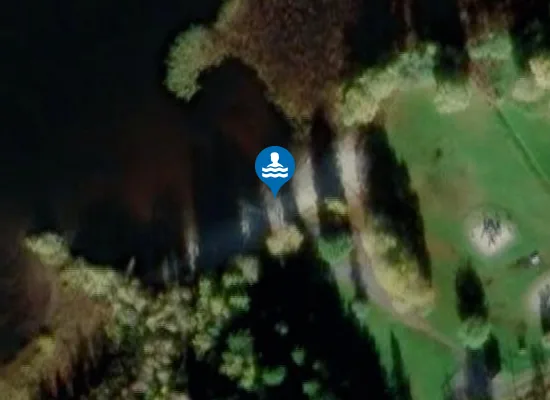 Satellite image of Lomsjöbadet