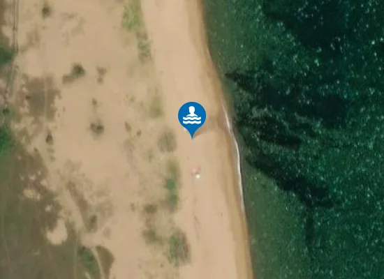 Satellite image of Hundbad Vårhallen