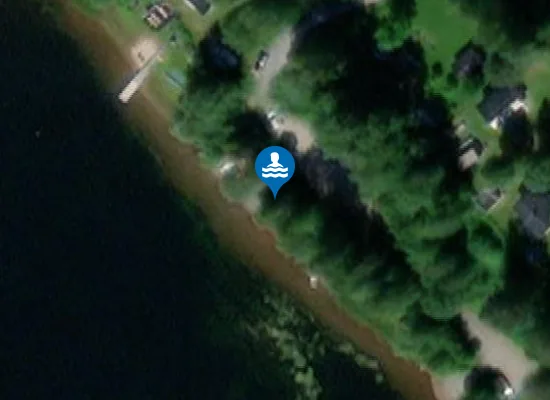 Satellite image of Sävast Badstrand