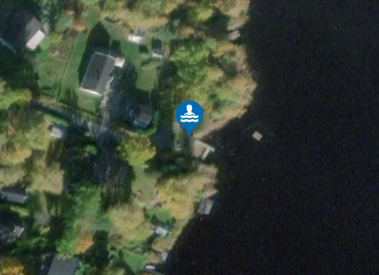 Satellite image of Borsökna Vipvägen Badplats