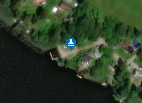 Satellite image of Bårsten badplats
