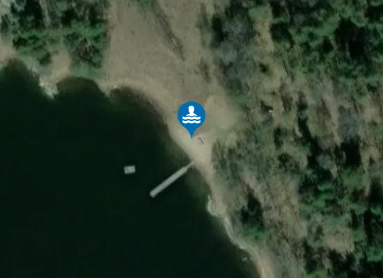 Satellite image of Badplats säbyviken