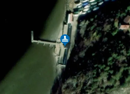 Satellite image of Kallbadhuset