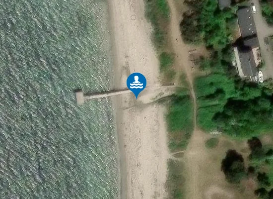 Satellite image of Bryggan Nyhamnsläge