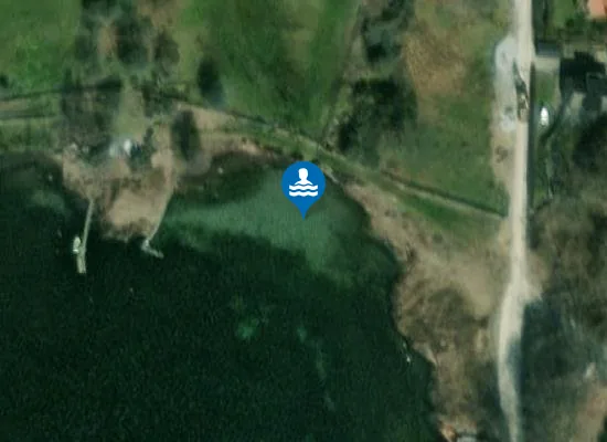 Satellite image of Bastaviken