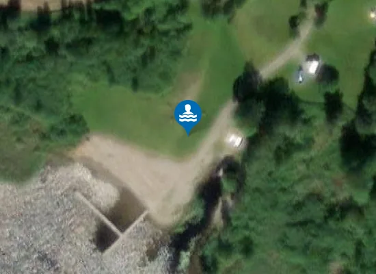 Satellite image of Borgsjö Strand